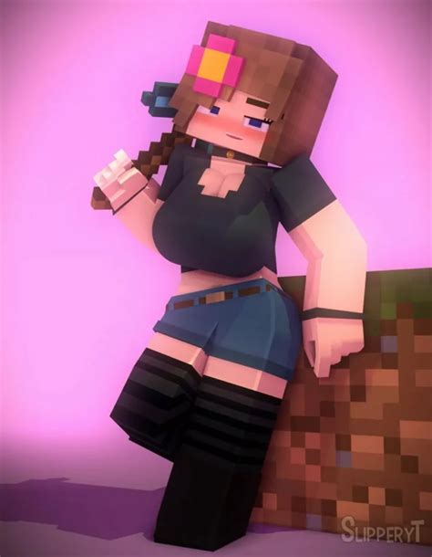 Vídeos pornôs com Minecraft Jenny Lesbian 